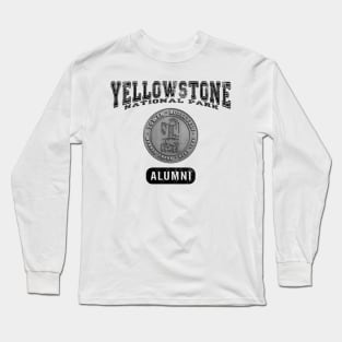 Tower Falls - Roosevelt  Alumni Yellowstone National Park (for light items) Long Sleeve T-Shirt